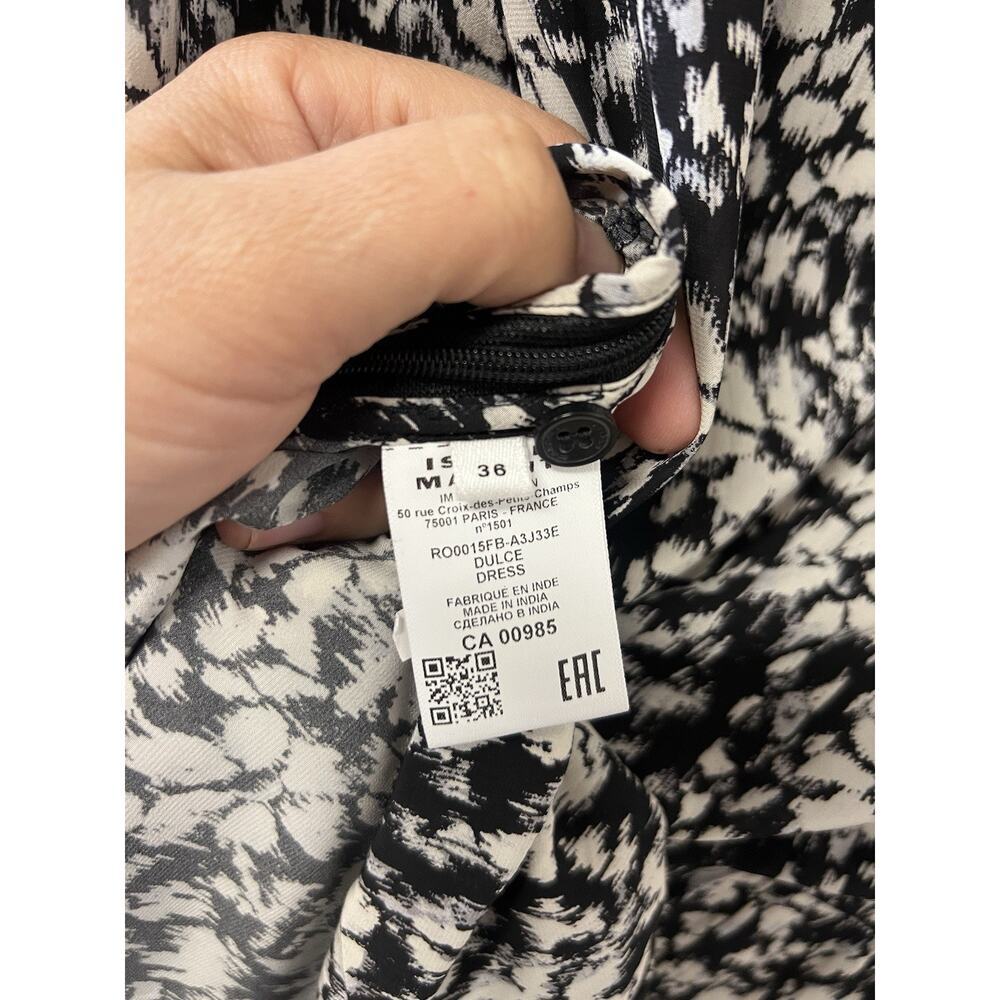 Étoile Isabel Marant Dulce Knotted Mini Floral Dress Size EU 36 US 4 Small - Picture 9 of 12